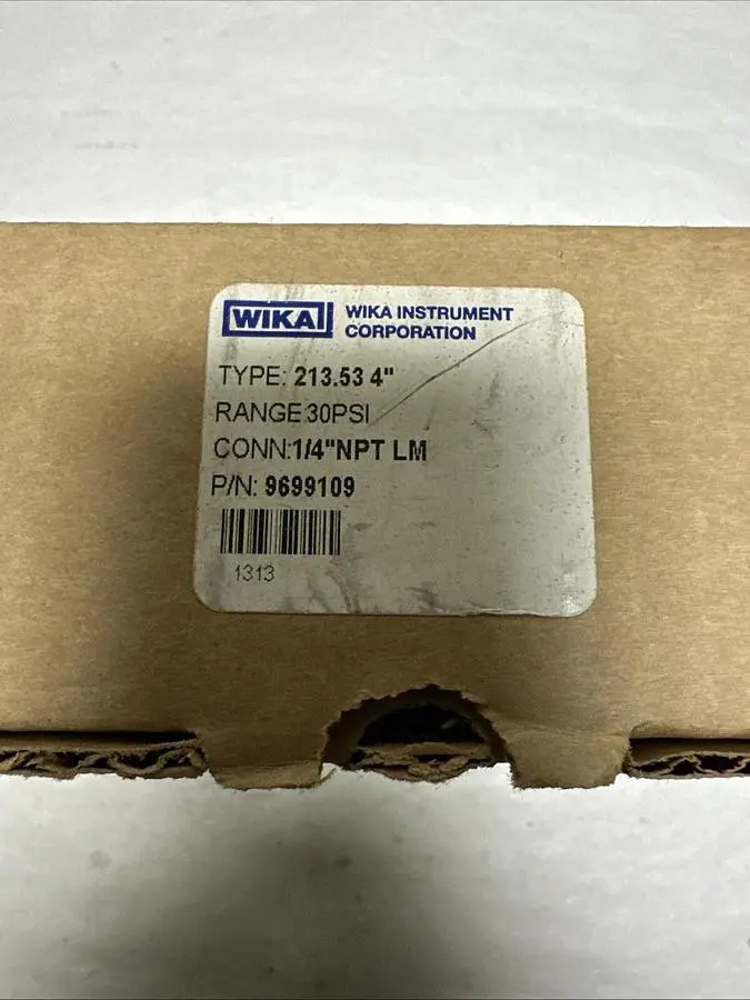 USED WIKA 213.53 4"