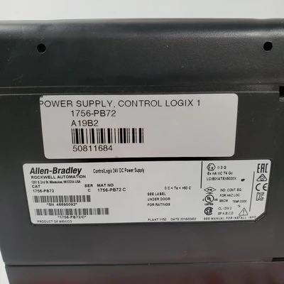 Used Allen-Bradley 1756-PB72 PLC Power Supplies California US | American Industrial Supply Co. #1513414