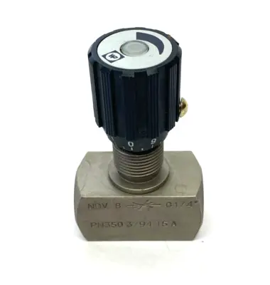 USED STAUFF THROTTLE VALVE G1/4" PORTS PN350 3/94 15A