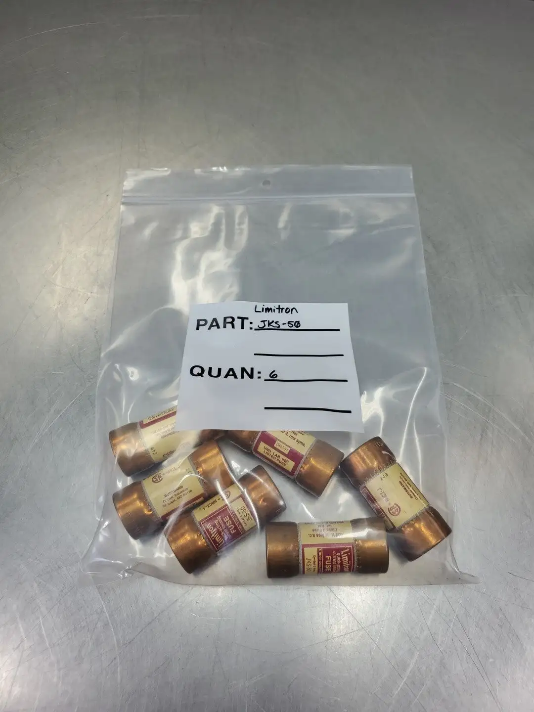 USED Bussmann JKS-50 Fast Acting Fuse, 50A, 600VAC