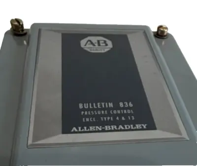 ALLEN BRADLEY 836-A2J PRESSURE CONTROL SWITCH SER.A 836A2J NEW SURPLUS