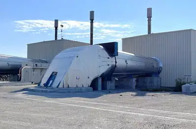 Axial Ventilation Fan & Air Tunnel w/ 1000hp Motor & Control Module