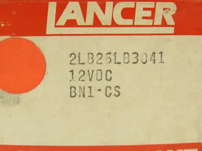 Lancer 2LB26LB3041 2-Way Skinner Solenoid Valve 3/8" NPT N.C. 0-40psi 12VDC