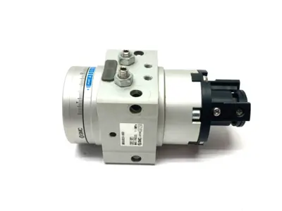 USED SMC DOUBLE VANE ROTARY TABLE CYLINDER 90-DEGREE SIZE 20