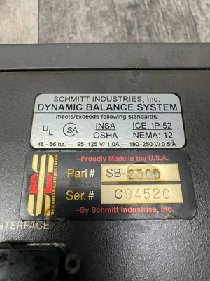 SCHMITT INDUSTIRES SB-2500 Electrical/PLC/Automation | ESS Industrial Equipment Sales (8)