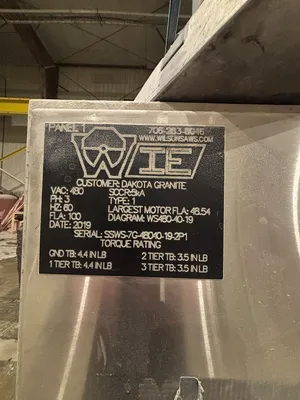 2019 WILSON INDUSTRIAL ELECTRIC Single Wire Wire Saws | STONE EQUIPMENT WAREHOUSE (11)