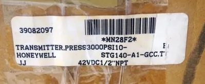 NEW HONEYWELL STG140-A1-GCC.TT TRANSMITTER 3000 PSI, STG140A1GCCTT