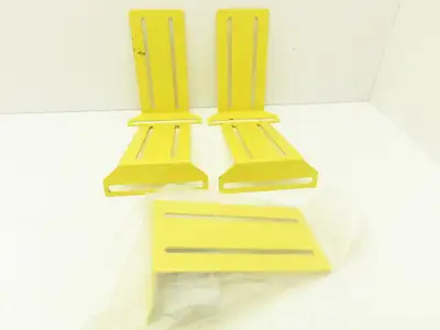 Allen Bradley 60-2723  2x8" Conveyor Sensor Reflector Bracket Yellow  Lot of 5