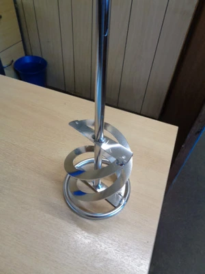 140mm Dia S/S Twin Blade Spiral
