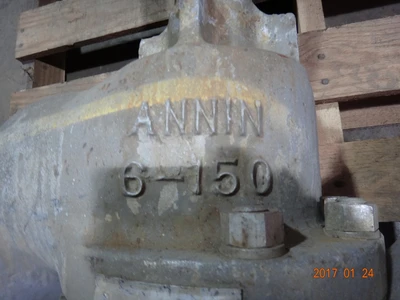 Annin 6", Class 150, 14S, Control Valve