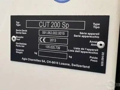 Used 2013 CHARMILLES CUT 200 SP Wire EDM Illinois US | Perfection Global, LLC. #1371465
