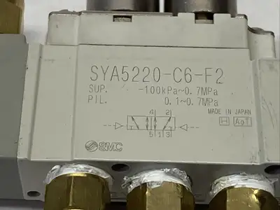 SYA5220-C6-F2 | SMC  Air Pilot Valve Body Ported 5-Port - For parts or not working
