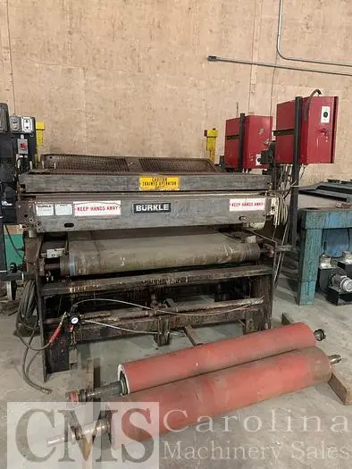 Used 1992 BURKLE DAL 1 1300 ROLL COATER Woodworking Complete Operations North Carolina US | CAROLINA MACHINERY SALES #422160