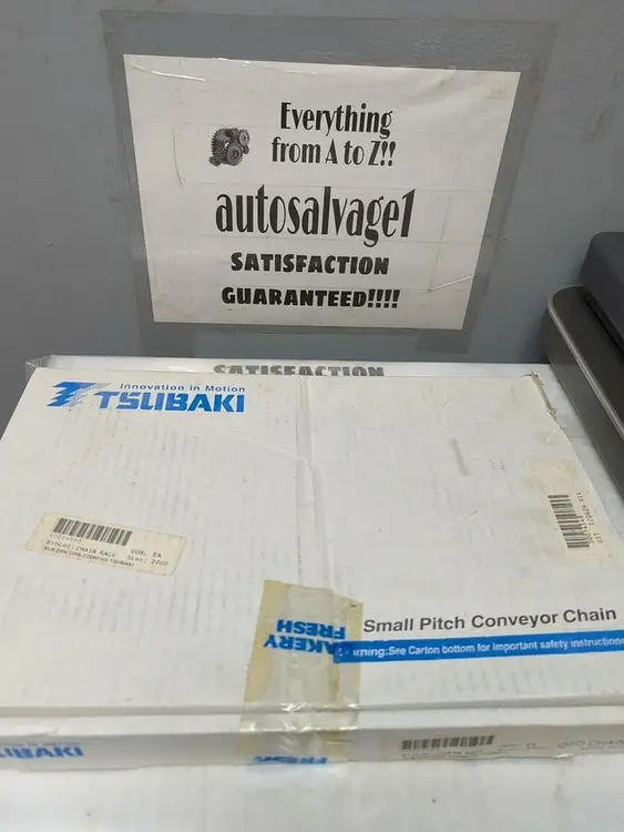 New | in-Stock TSUBAKI RF2060S-B110907 Conveyor Parts Ohio US | Surplus Asset Holdings #1236172