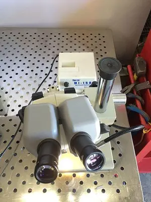 Nikon SMZ645 Microscope w/ Dolan Jenner "MI -150" Fiber Optic Illuminator & MORE