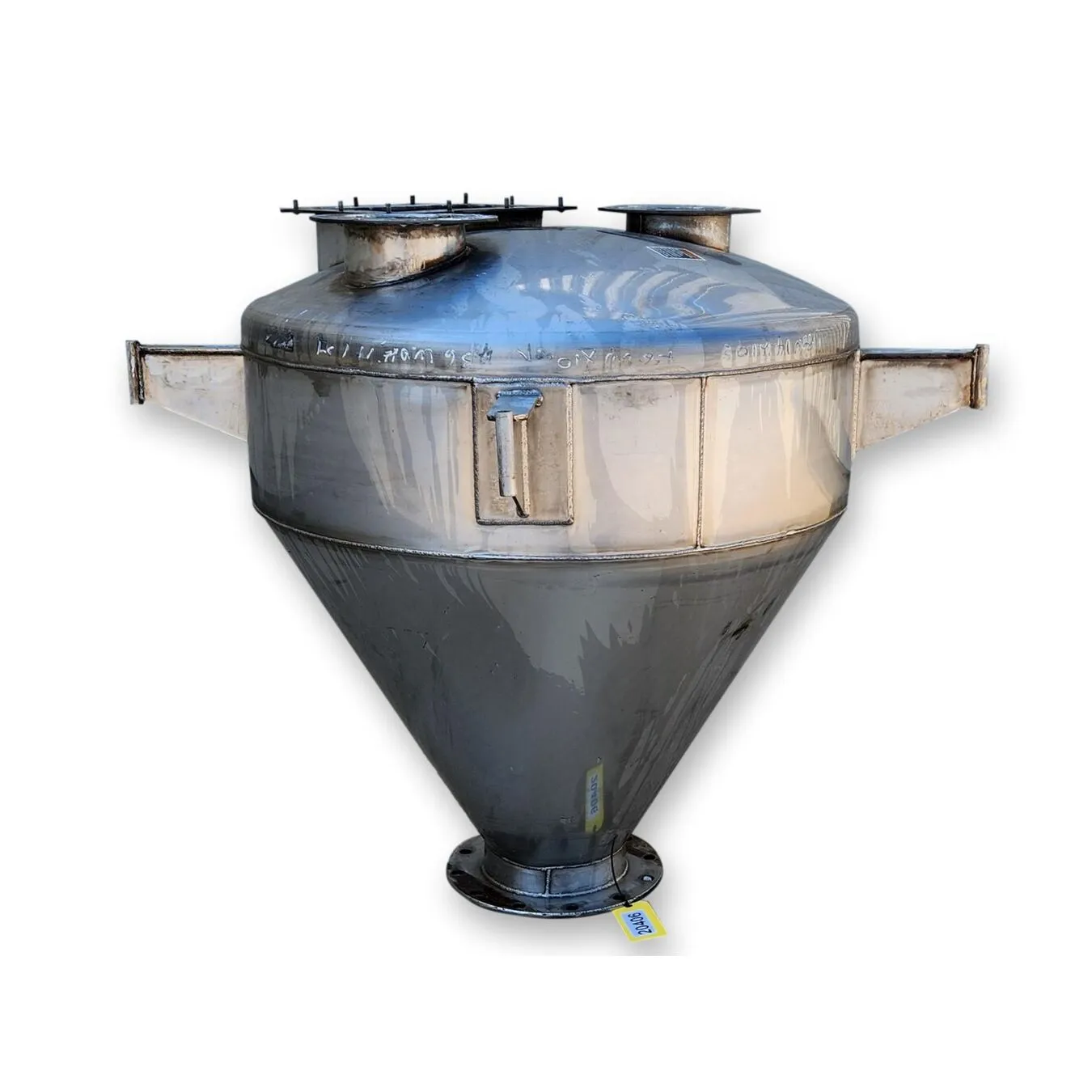 Used 48" dia. Stainless Steel Storage Bin / Hopper – 18 Cu/Ft
