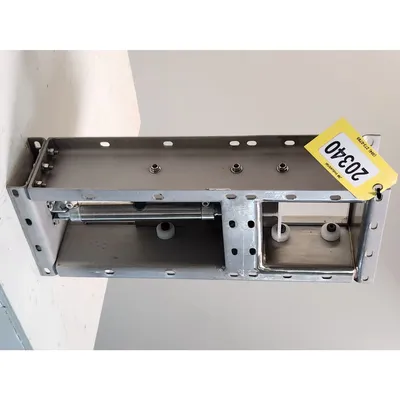 Used 6" Square Stainless Steel Pneumatic Slide Maintenance Gate Valve