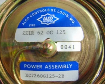 Alco Controls Thermo Valve ZZIR 62 OG 125 XC7260G125-2B New
