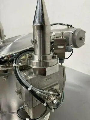 USED GLATT STAINLESS STEEL 250-A-057 FLUID BED SYSTEM POWDER DISPENSER