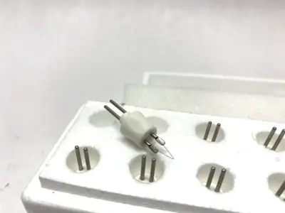 New | in-Stock HITACHI FILAMENT HAIRPIN SHAPE LOT OF 9 PCS FOR ELECTRON MICROSCOPE Electron Microscopes | Maverick Industrial Sales #1109431