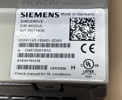 Used Siemens 6SN1145-1BA01-0DA1 PLC Processors Indiana US | J&J Industrial Supply #1469061