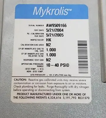 Tylan FC-280SAC Other Valves & Manifolds | ANACAPA EQUIPMENT BROKERS, INC (4)