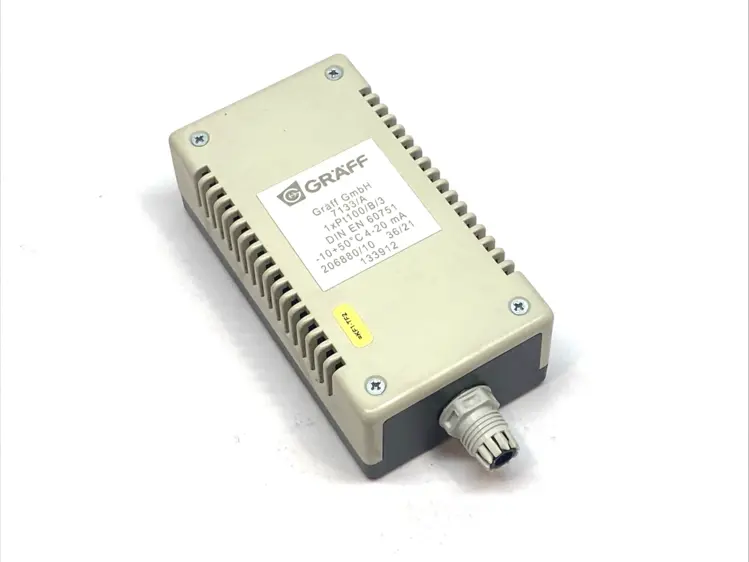 Used Graff Room Temperature Sensor for Dry Rooms PLC Temperature Modules Michigan US | Maverick Industrial Sales #1389174