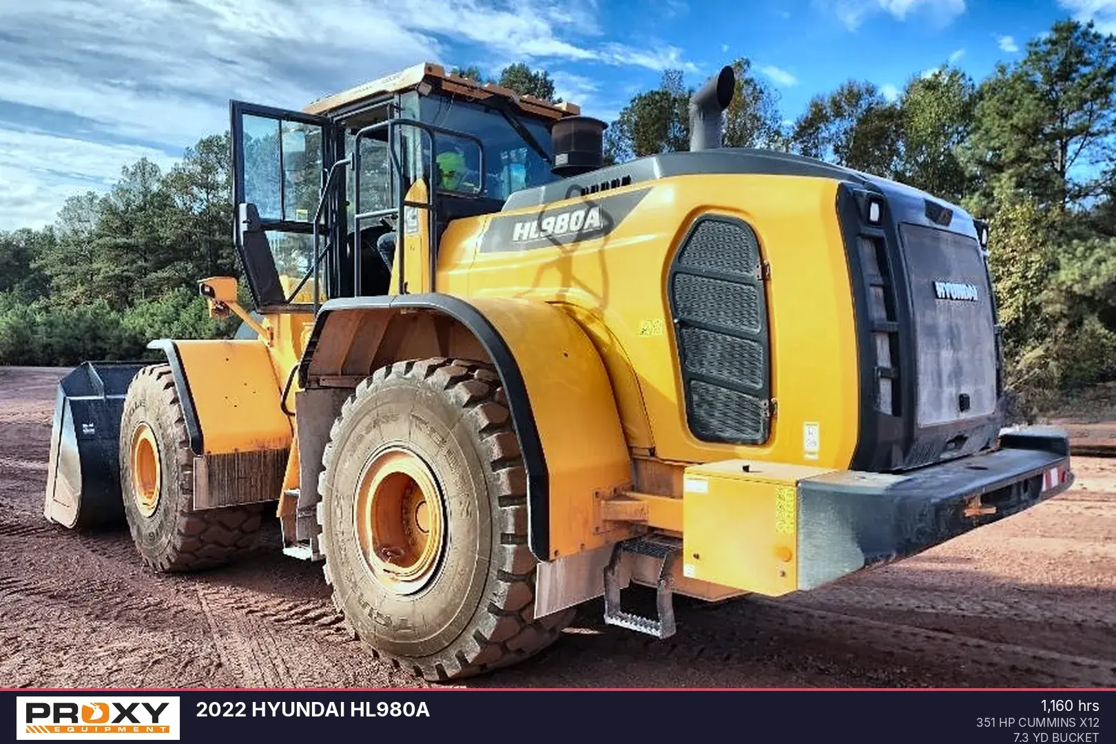 Used 2022 HYUNDAI HL980A Wheel Loaders Alabama US | Proxy Equipment #1377898