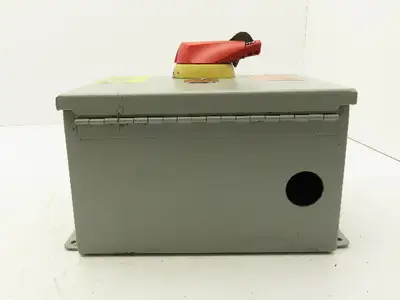 Wiegmann B100806CH Wall Mount Electrical Enclosure 10x8x6" With Disconnect