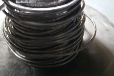 NEW FIXTURE WIRE 16 BLACK STRANDED COPPER 600 V