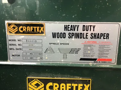 Craftex B2063B Shaper and Power Feed