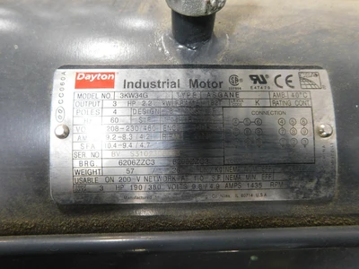 Used EMSE 3S0X3T120V Tank Mounted Air Compressors Ohio US | Equipment Recovery Corp. #1331283