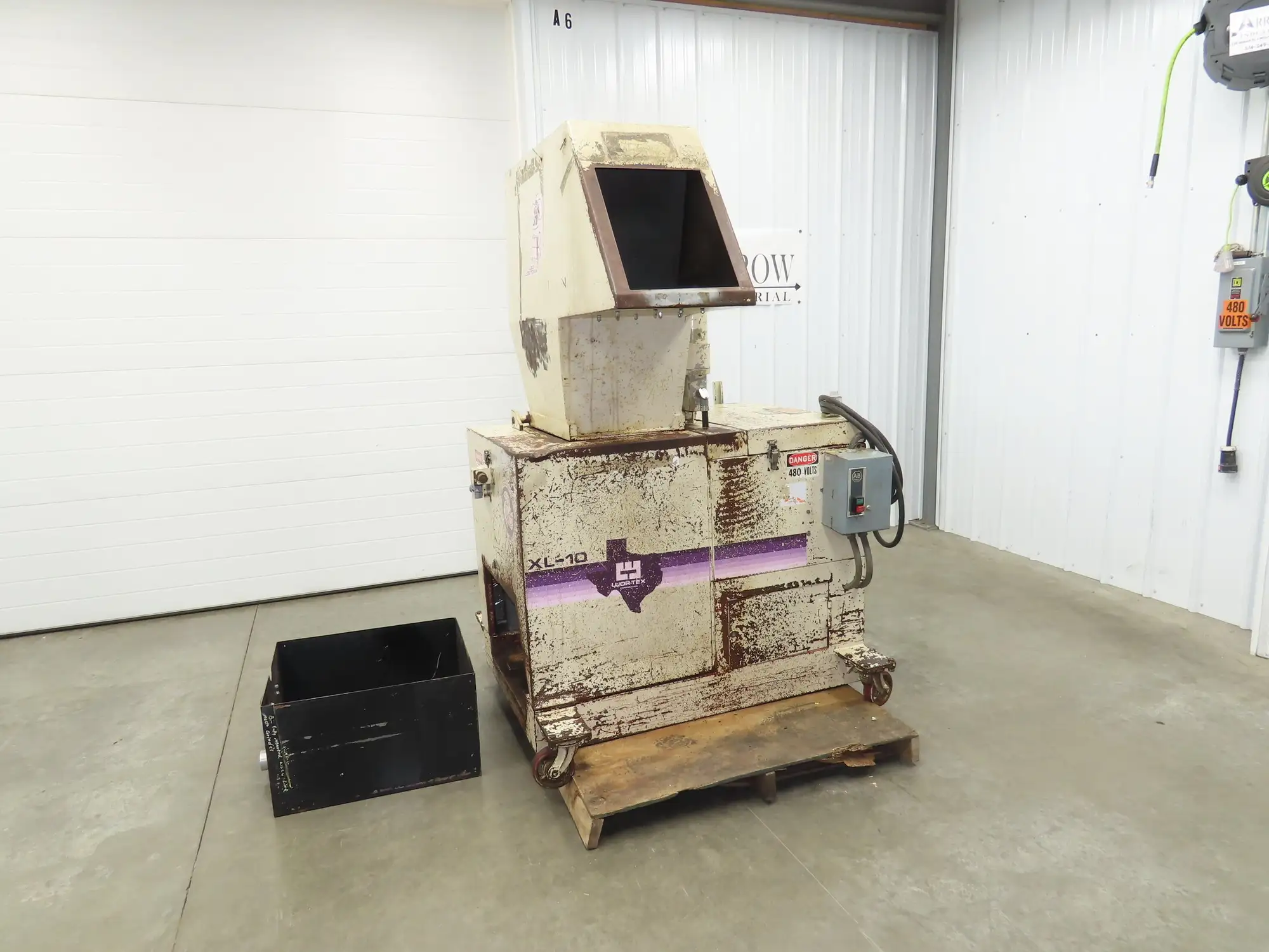 Con Air XL-10 Wor Tex Plastic Granulator Shredder Chipper 10HP 230/460V 3Ph