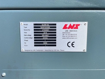 LNS Bar Loaders, 2 off very little used, like new - price per machine