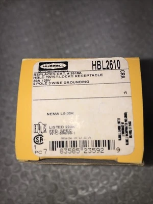 NEW Hubbell HBL2610