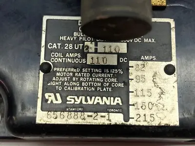 Used SYLVANIA 28UT2-110 Miscellaneous Equipment (Electrical & Power) | Surplus Asset Holdings #1202449