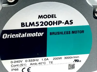 USED ORIENTAL MOTOR BLM5200HP-AS