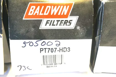 3 NEW BALDWIN PT707- HD3 FILTERS PT707HD3