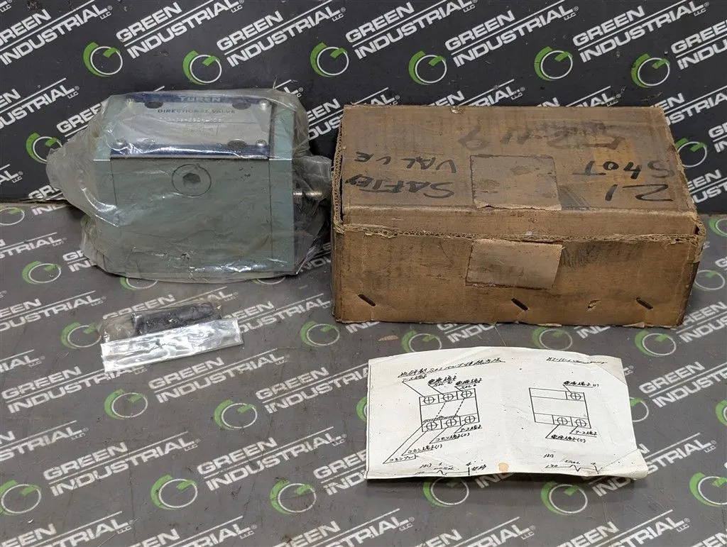 Yuken DCG-03-2B2-4106 Mechanically Operated Directional Valve New NIB