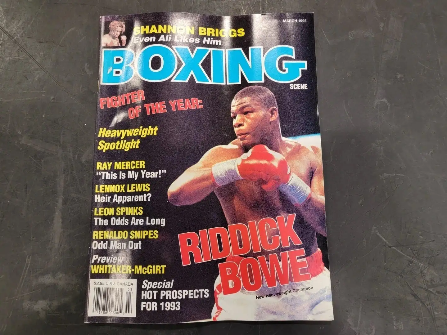 USED BOXING SCENE MARCH 1993