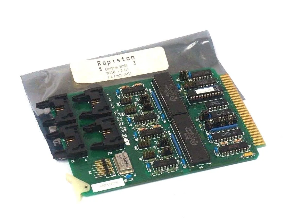 NEW XYZ ELECTRONICS / RAPISTAN F0025-00121A SERIAL I/O BOARD F002500121A