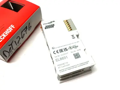USED BECKHOFF ETHERCAT 2-PORT COMMUNICATION INTERFACE, PROFINET RT CONTROLLER