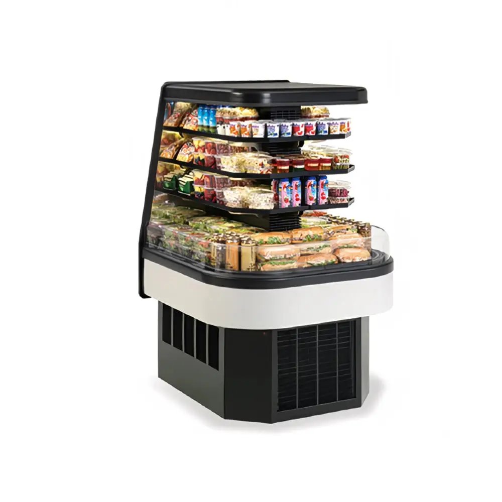 Federal ECSS40SC 40" Vertical End Cap Open Air Cooler W/ (4) Levels, 208-230v/1ph