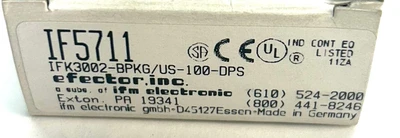 USED IFM EFECTOR IFK3002-BPKG/US-100-DPS