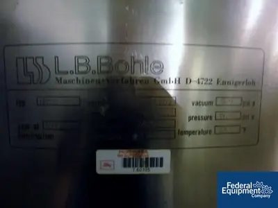 USED L.B. Bohle 600 Liter LB Bohle Bin, 316L S/S