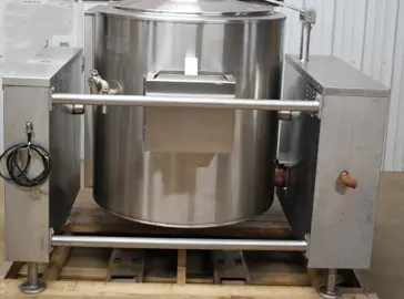142-1256 Market Forge FT-60GL Natural Gas 60 Gallon Steam Jacketed Tilt Soup Ket