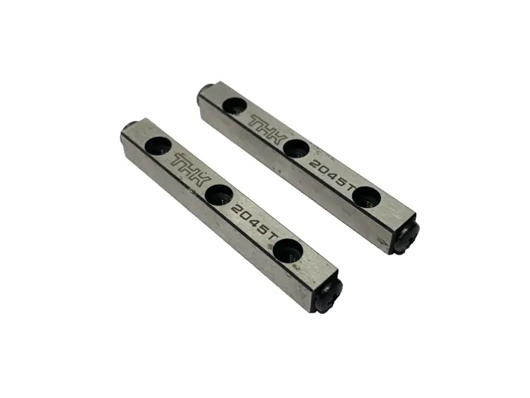 Used THK MINIATURE LINEAR GUIDE RAIL 45MM LENGTH LOT OF 2 Linear Guides | Maverick Industrial Sales #1106207