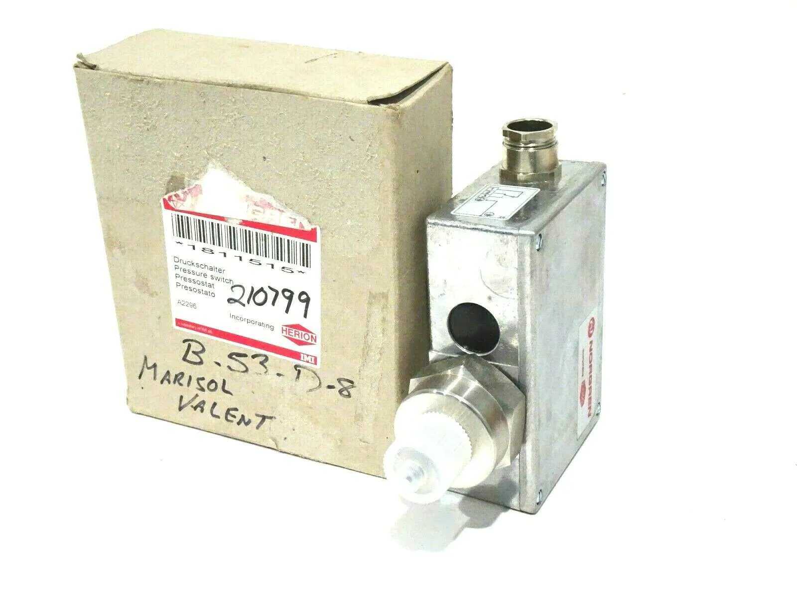 NEW NORGREN 1811515 0000 000 00 PRESSURE SWITCH 1800515000000000