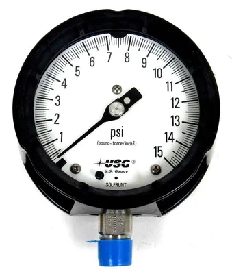NEW AMETEK 150022X GAUGE 4-1/2" 1/2 ANPT LM