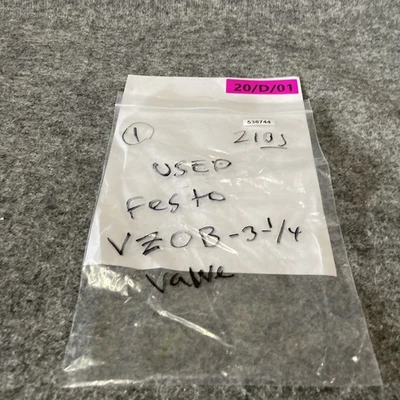 Used Festo VZ0B-3-1/4 Parts (Hydraulics and Pneumatics) California US | Davliegogo LLC #1729493